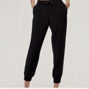 Wilfred Free Black Jogger Pants with Drawstring Waist